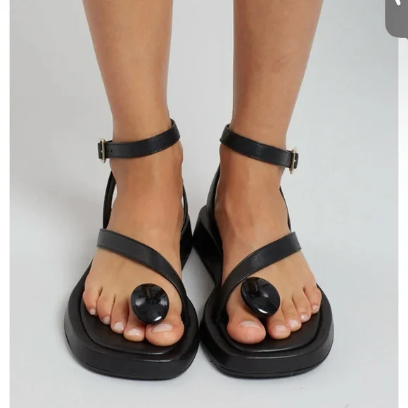 GIA X ROSIE flat wrap sandal size 8 - Picture 1 of 11